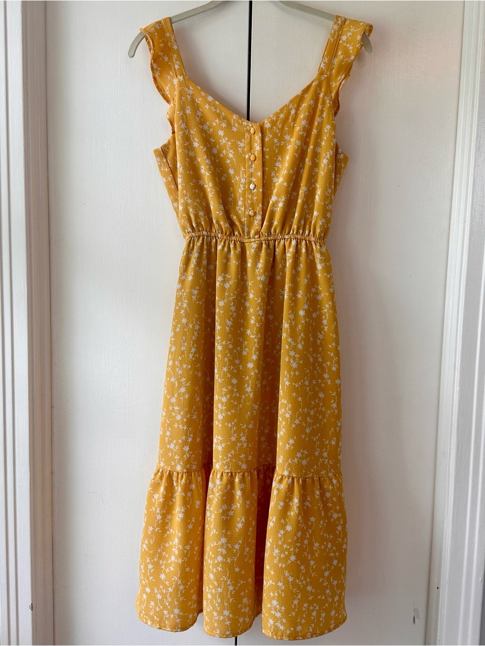 BB Dakota Steve Madden Yellow Floral Sundress